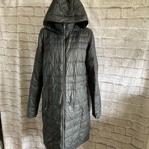 Columbia Backcountry Blizzard Omni Heat Long Black Winter Coat Size XL FLAWS!!